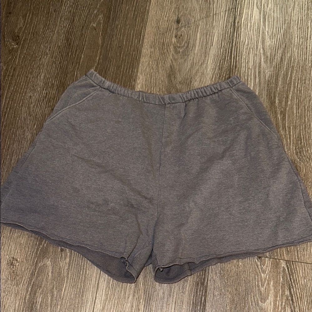 Women's Gray Casual Shorts